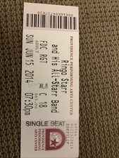 Ringo Starr Concert Ticket