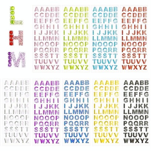 Self adhesive glitter diamante - self,