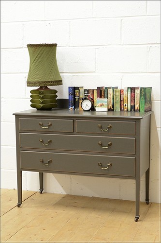 Vintage chest drawers retro - of,