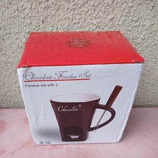 Chocolate FONDUE SET WITH 2