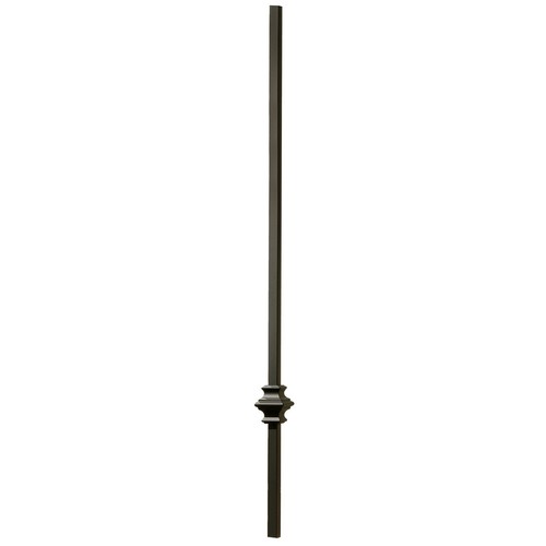 Matt black metal stair - metal,