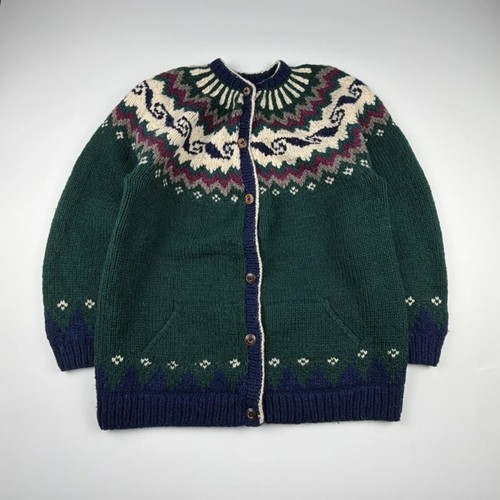 Vintage fair isle hand knit - isle,