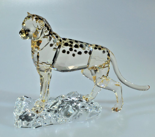 Swarovski crystal cheetah - crystal, baby