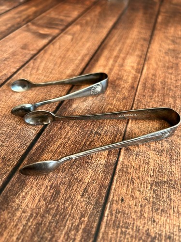 Pair vintage antique epns - of,