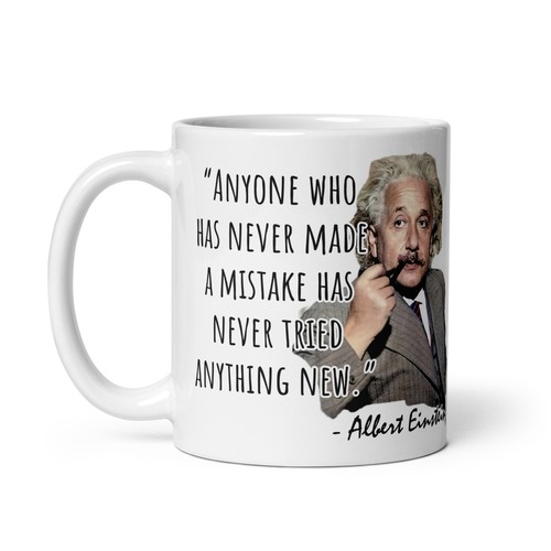 Albert einstein never - never, made