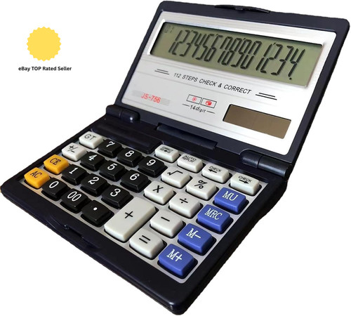 Folding calculator with - folding,