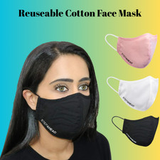 Cotton Face Mask Protective Covering Mouth Masks Washable Reusable