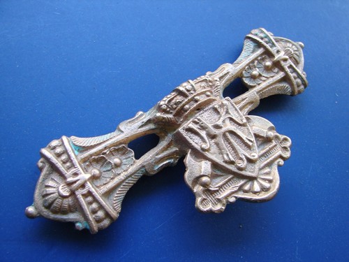 Antique cross crown crest - crown, &