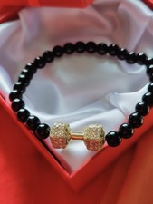 Gold Crystal Men Gym Fitness