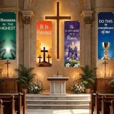 Church Banners with Scripture