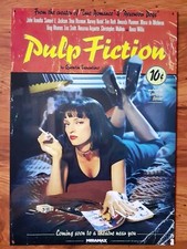 Pulp Fiction Quentin Tarantino Original Metal Poster Print Rare  A4 19cm x 28cm
