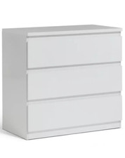 Habitat Jenson Gloss 3 Drawer Chest - White