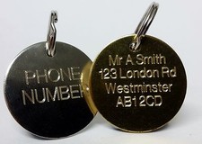 ENGRAVED LUGGAGE TAGS -
