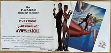 A VIEW TO A KILL 'JAMES BOND' 1985 ORIGINAL U.S. MOVIE POSTER NEAR MINT