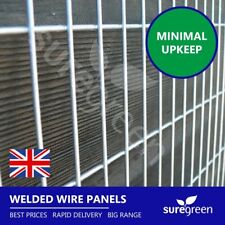 Galvanised Welded Wire Panel | 2.4m x 1.22m | 75mm x 25mm Hole | 12G | 4 Pack