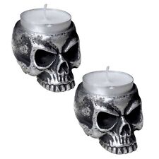 Skull Tea Light Candle Holders