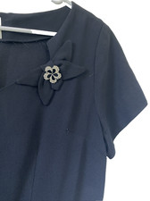 Vtg 40s 50s Ann Kauffman Black