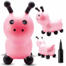 Pink Caterpillar Bouncy Hopper