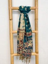 Dark Green and Gold Elephant