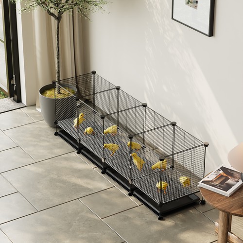 Metal wire pet playpen small - wire,
