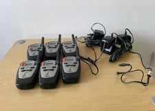 X6 BINATONE MR 300 WALKIE TALKIES & 3 MAINS ADAPTOR (WORKING)