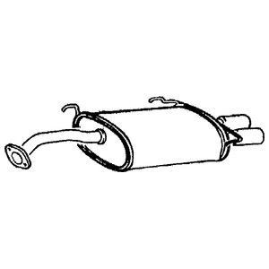 Klarius tail pipe - pipe, back
