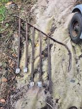 Wrought iron stair rail Victorian terrace cottage renovation blacksmith made