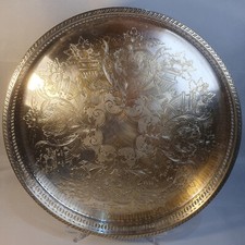 Vintage Art Deco Silver plated Sweets Fruit Plate, Falstaff, England  (44)