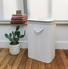 Bamboo Laundry Basket With