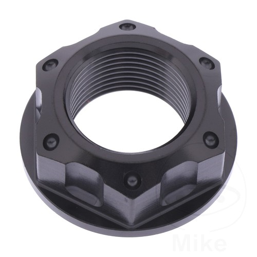 Axle nut m22x1 5mm - m22x1.5mm, black