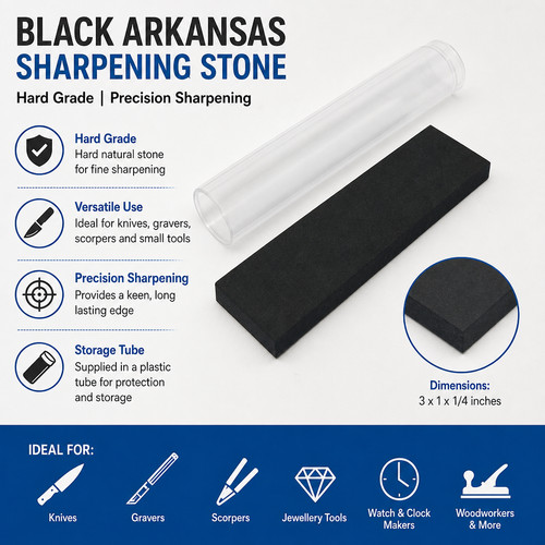 Black arkansas sharpening - black,