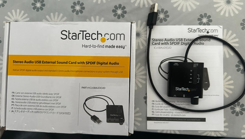 Startech usb sound - usb, card