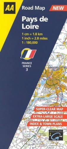 Pays loire road map - loire, (aa