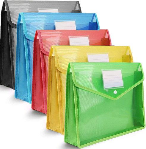Plastic wallets 5 pcs - a4,