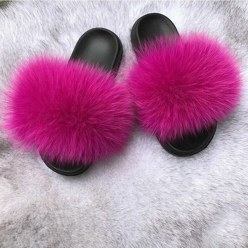 Fluffy sliders slippers - sliders,