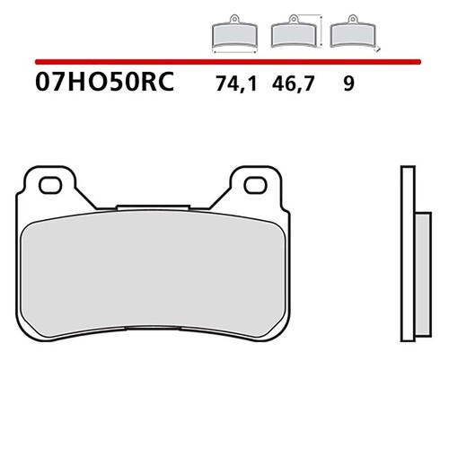 Brembo front brake pad kit - front,