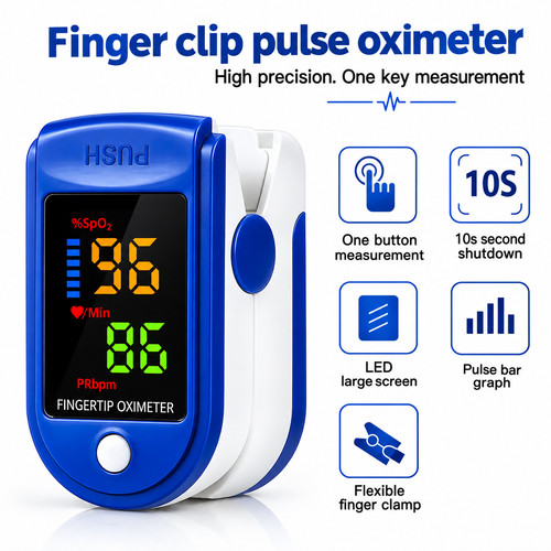 Heart rate monitor oximeter - heart,