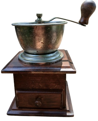 Vintage coffee bean grinder - coffee,