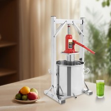 New 12L Stainless Steel Fruit Press Wine Cider Making Machine Grape Apple Juicer