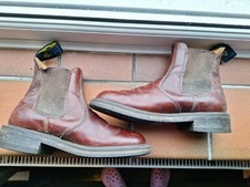 Nps brown short riding boots - brown,