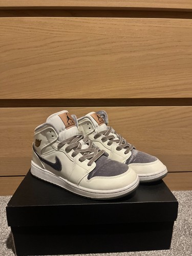 Air jordan mid - mid, flat-pewter