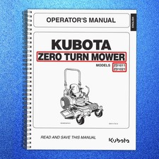 KUBOTA ZD1011 ZD1021 ZERO TURN