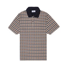 Aquascutum Club Check Piquet Polo Shirt