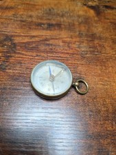 Antique Pocket Compass Brass