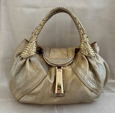 Vintage Fendi Spy Bag in Gold