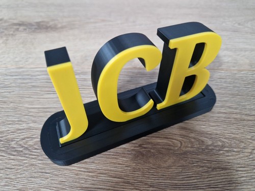 Jcb 3d shop display - (yellow),