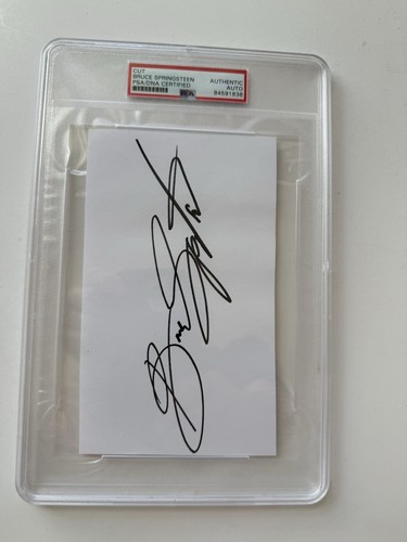 Bruce springsteen autograph - bruce,