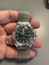 Rare Vintage Late-Soviet era VOSTOK Komandierski Mechanical Watch UK seller.
