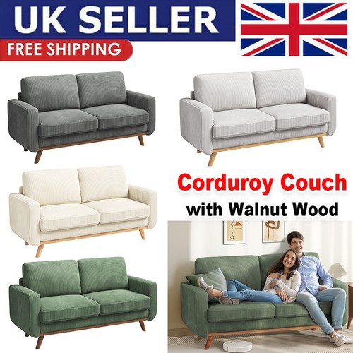 Seater modern corduroy sofa - 3,