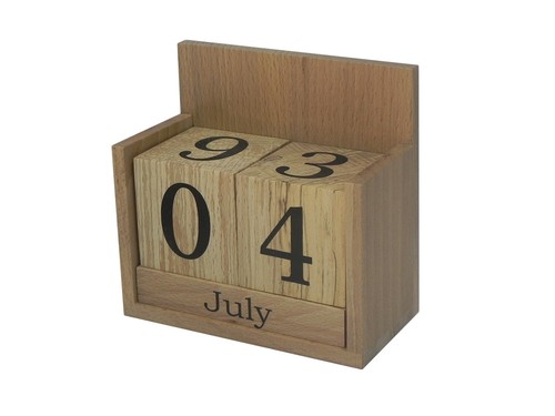 Solid beech wood perpetual - wood,
